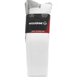 2-PK Steel-Toe Cotton Over-the-Calf Sock