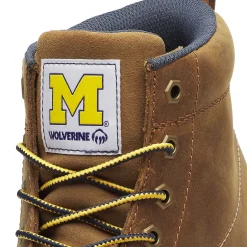 Wolverine X Valiant University Of Michigan Floorhand Moc Toe Work Boot