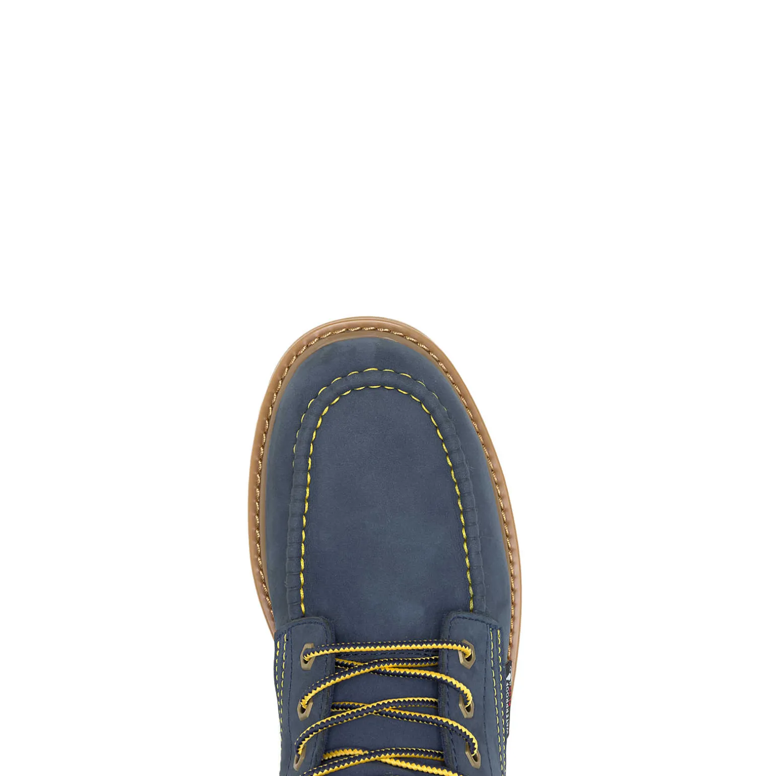 Wolverine X Valiant University Of Michigan Floorhand Moc Toe Work Boot