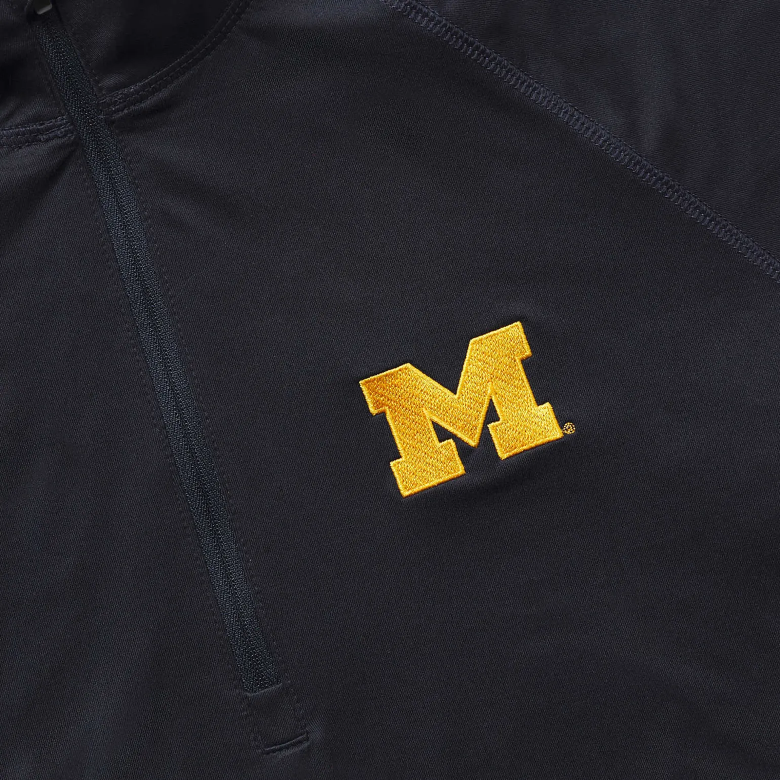Wolverine X Valiant University Of Michigan Sun-Stop Eco Half Zip